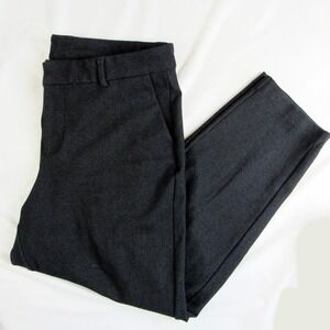 Liverpool Heavy Knit Trousers Black Hatch Pattern Women's Size 16W